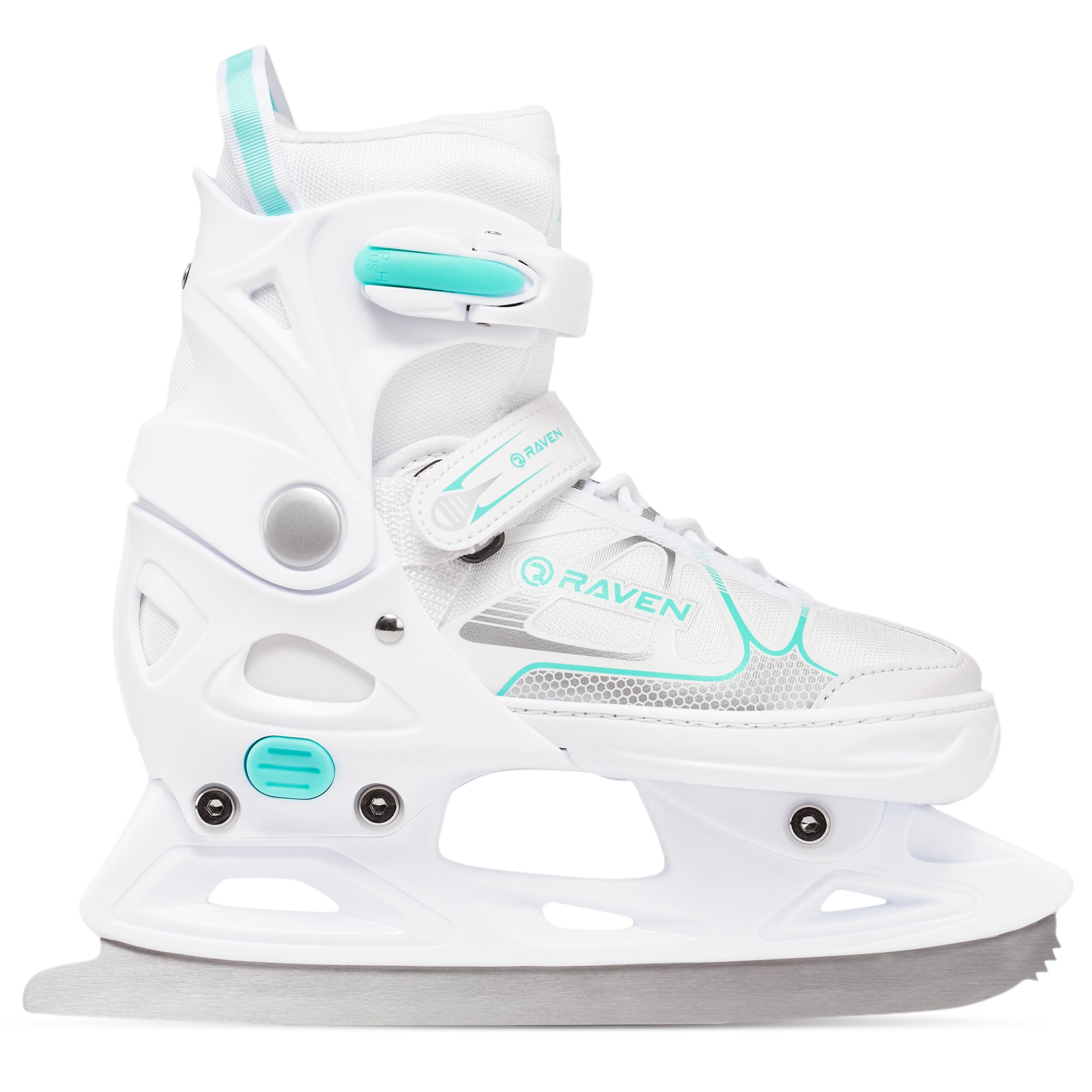 RAVEN 4in1 Inline Skates Pattini in linea Triskates Pattini a rotelle/da ghiaccio per bambini e adulti regolabili