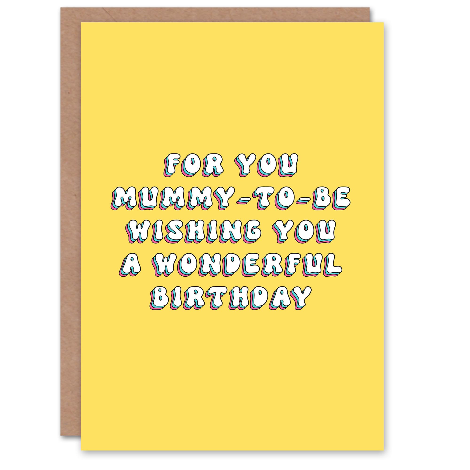 Artery8 Birthday Card For Mummy To Be For Mum Mam Mother Mummy Greeting Card
