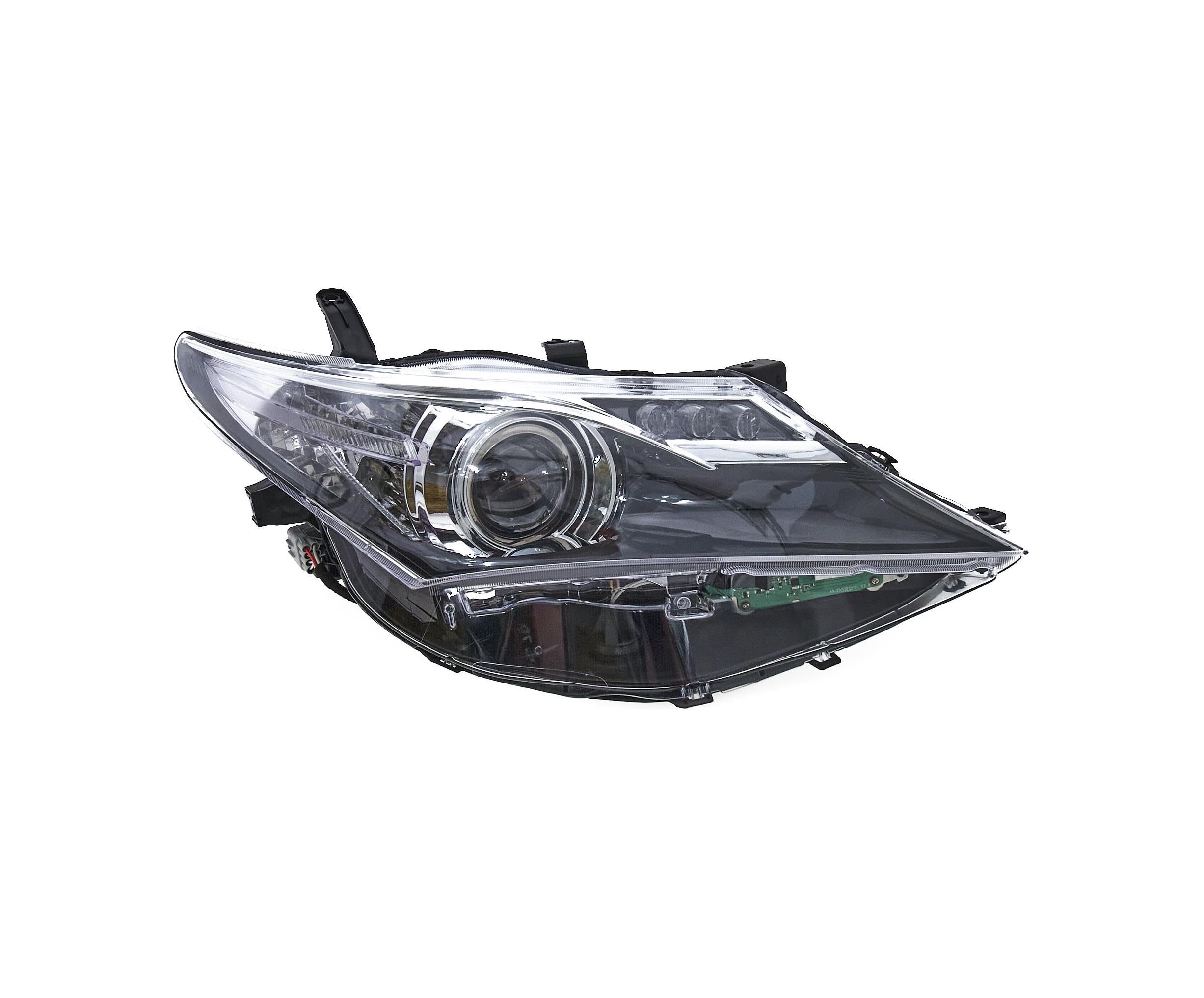 carro Faros delanteros, Lámpara delantera Derecha 8113002J60 adecuado para TOYOTA AURIS E18 2013-2015, con servomotor para reg. alcance luces, HIR-2, CEE, con luz diurna (LED)