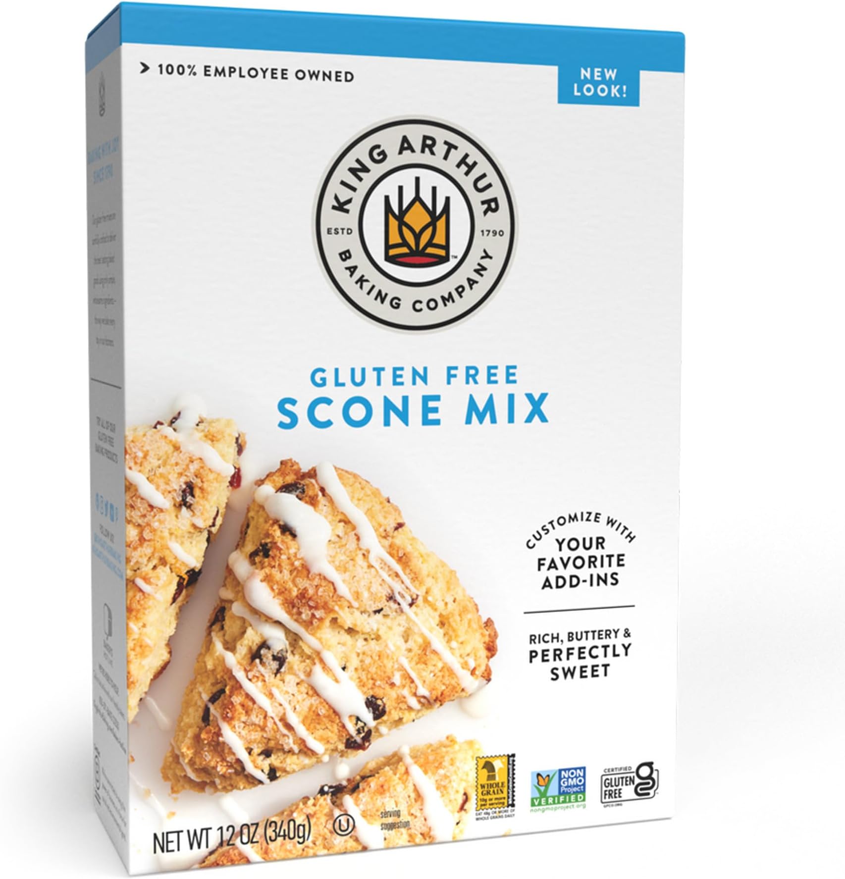 King Arthur Baking Company Gluten-Free Scone Mix 300ml Non-GMO