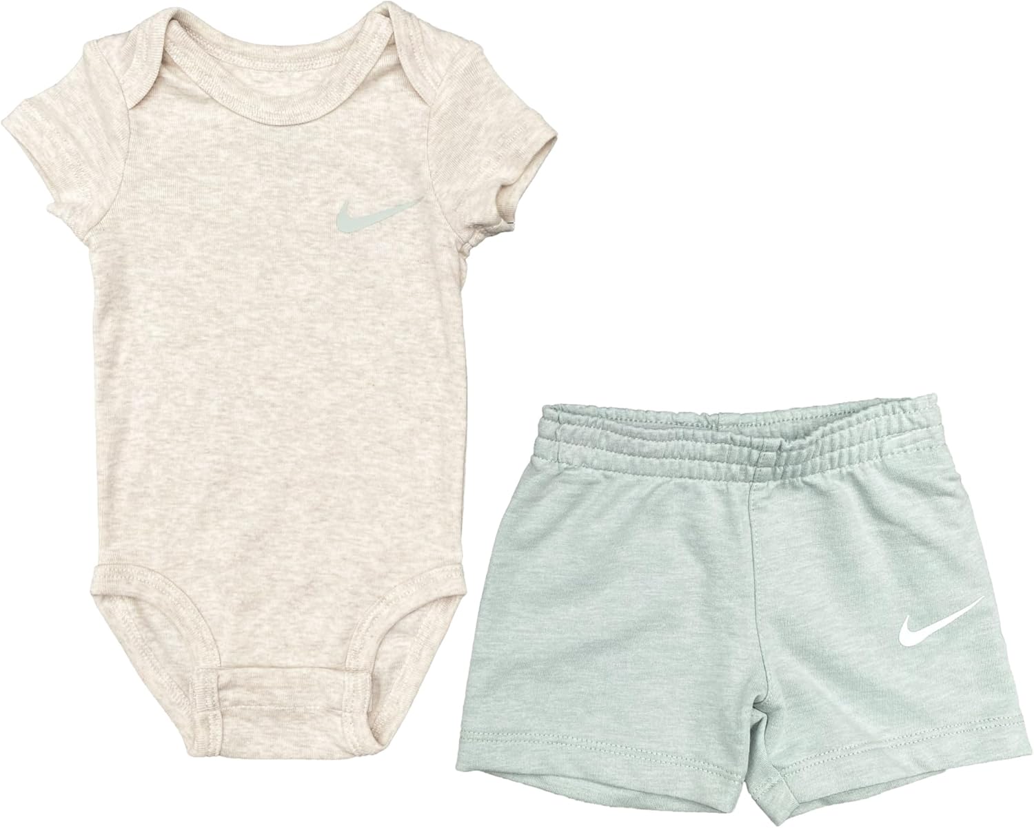 Nike unisex-baby Essentials Bodysuit and Shorts 2-piece Outfit Set