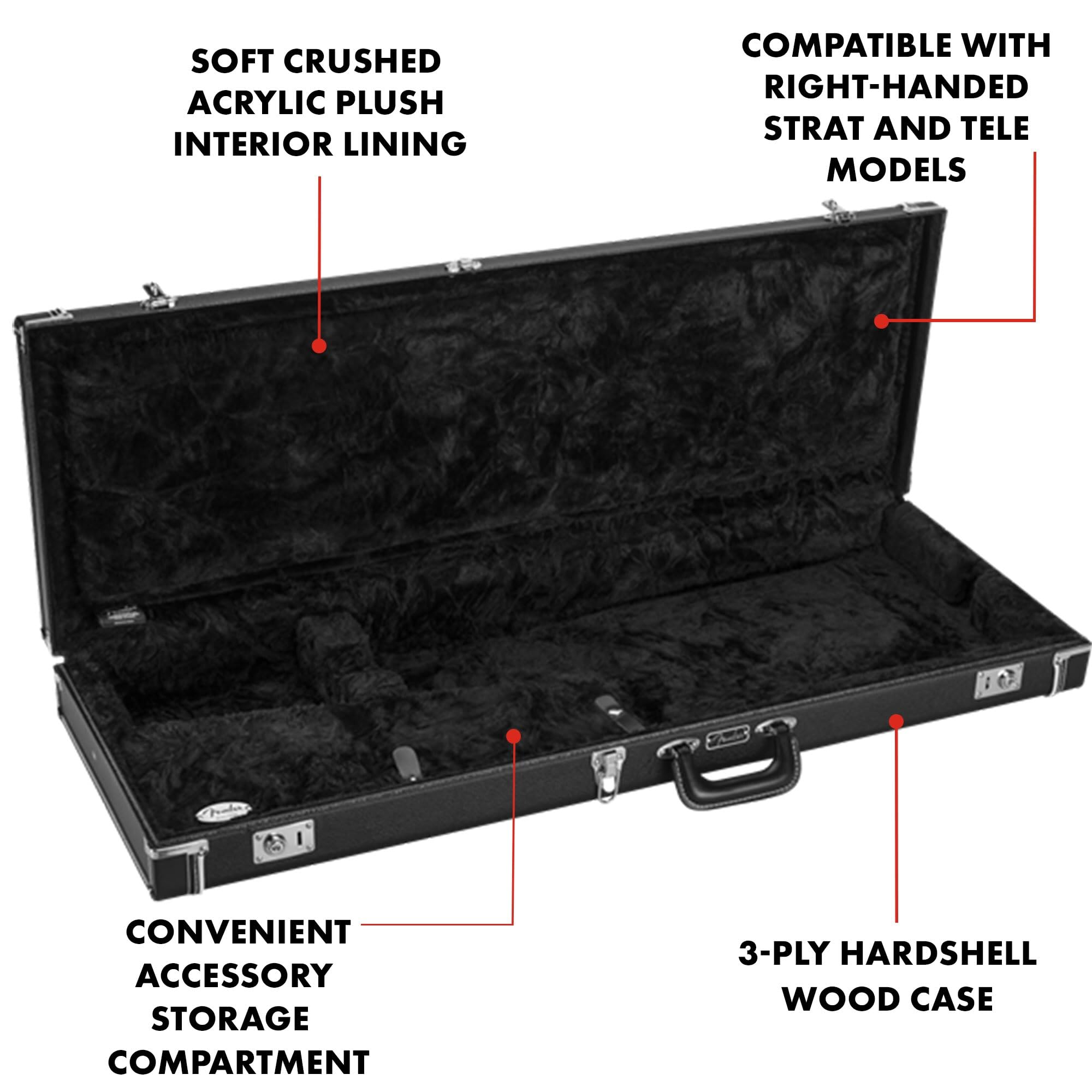 Amazon.co.jp: Fender ハードケース Classic Series Wood Case