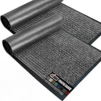 Vista 79 de Gorilla Grip - Tapete afelpado original de goma con perfil bajo, resistente, duradero, impermeable y fácil de limpiar para interior y exterior