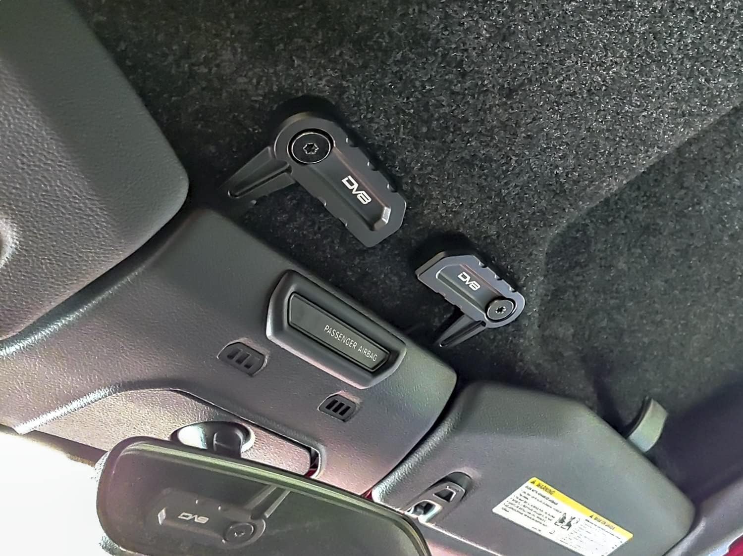 DV8 Offroad | HTJL-H | Hard Top T-Handle Set fits 2018-2026 Wrangler JL | Billet Aluminum Construction | Built to OEM Specifications | Anodized Finish | 6 Handle Set