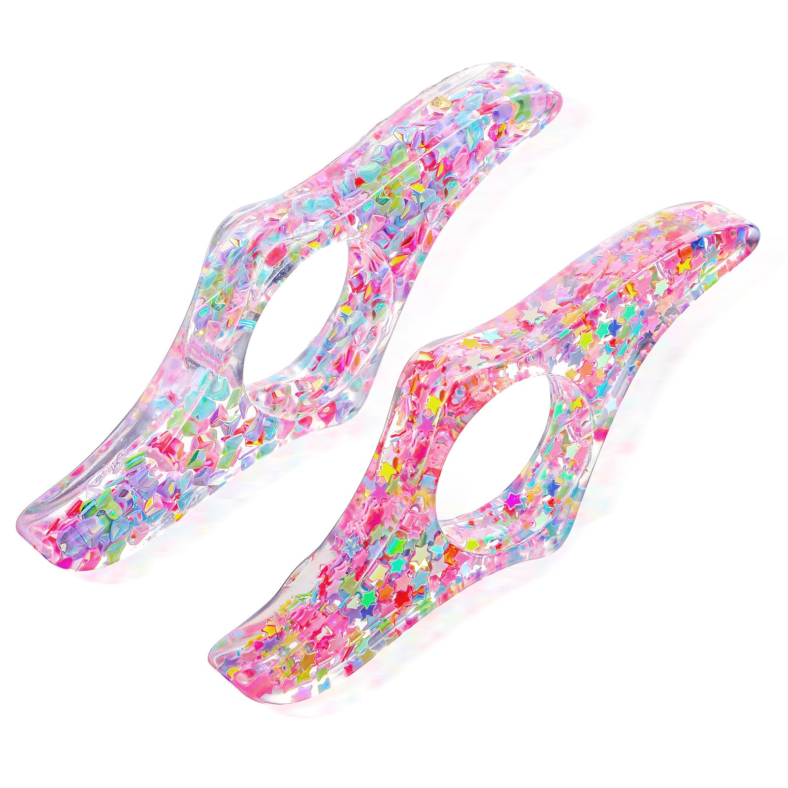 2 soportes para páginas de libros para lectura, soporte transparente para libro de pulgar, soporte para libro de pulgar hecho a ma