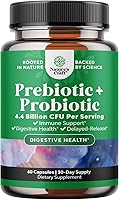 Vista 1 de Suplemento de prebióticos y probióticos para la salud intestinal, cápsulas probióticas acidophilus súper potentes para la salud digestiva