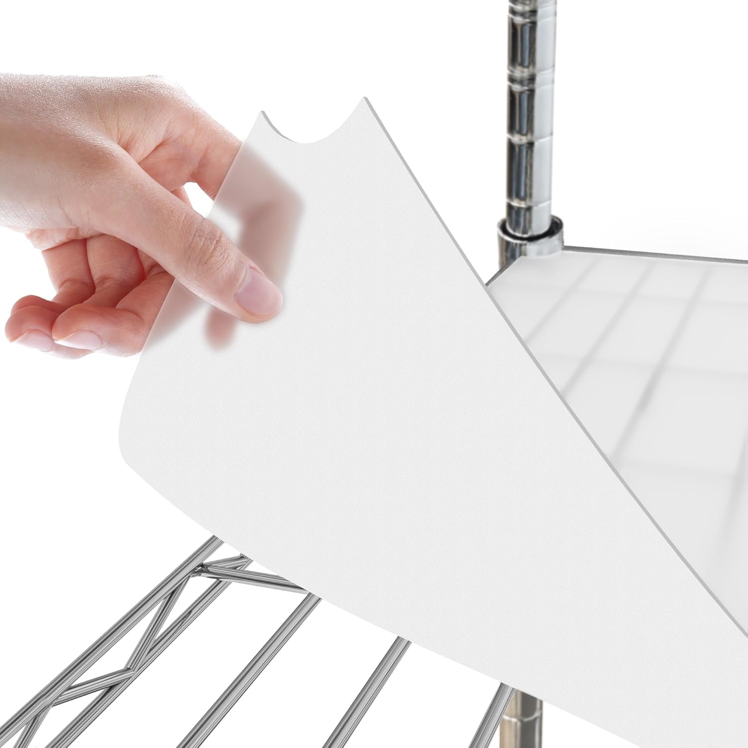 HOMEK Wire Shelf Liner 14 x 30 Inches Set of 4 Heavy Duty Wire Rack Shelf Liner