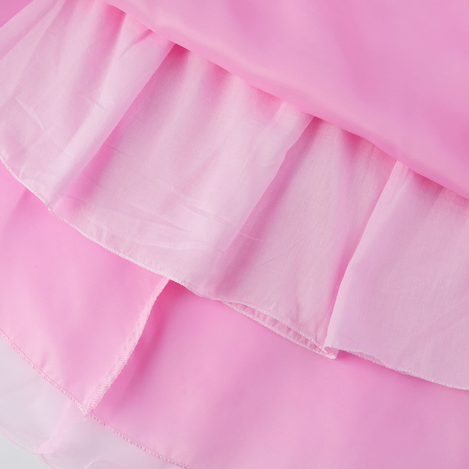 Uhnice Vestito Bambina Damigella Paillettes Tulle Senza Maniche Abito Principessa per Matrimonio Compleanno Cerimonia