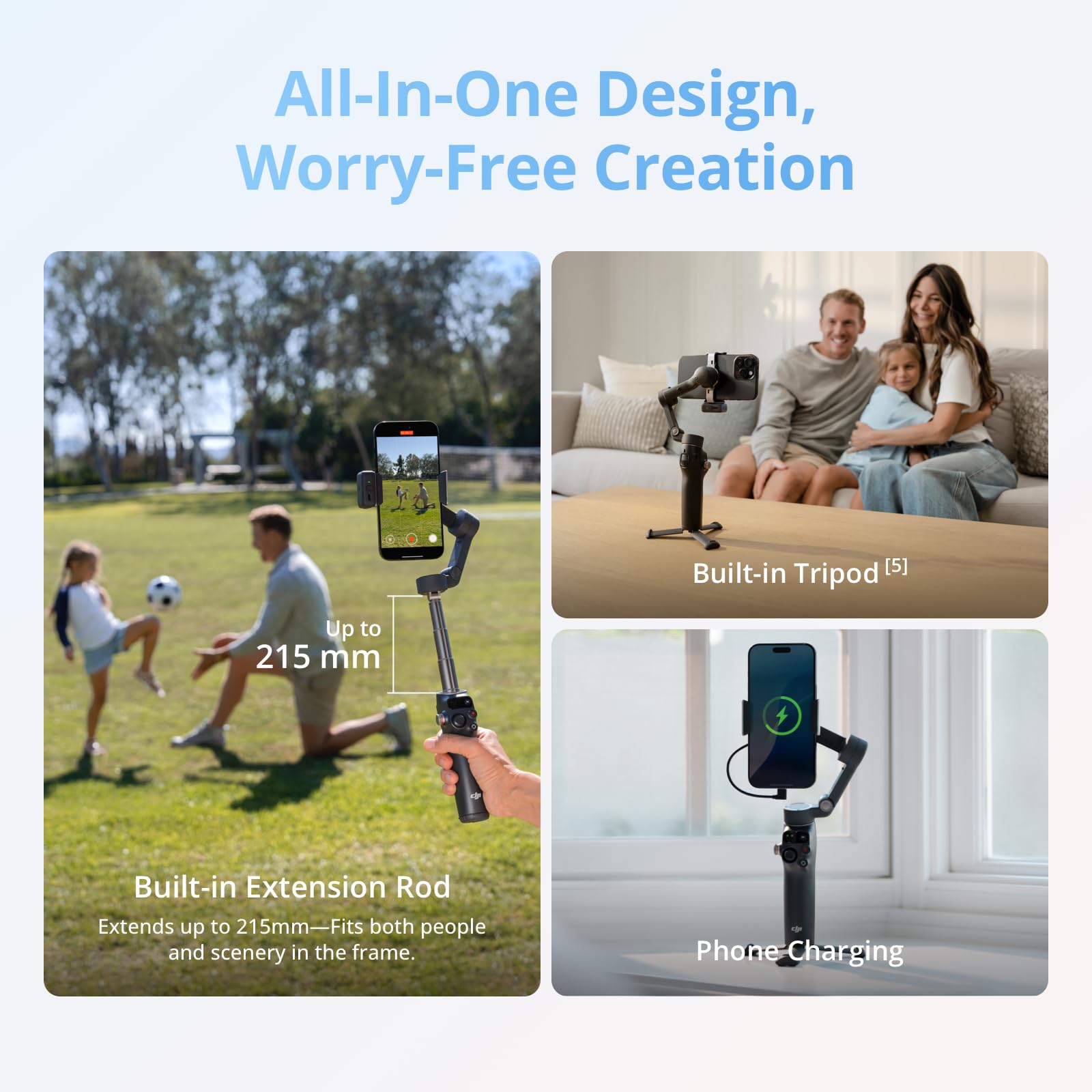 Amazon.com: DJI Osmo Mobile 8 Standard Combo, Gimbal Stabilizer