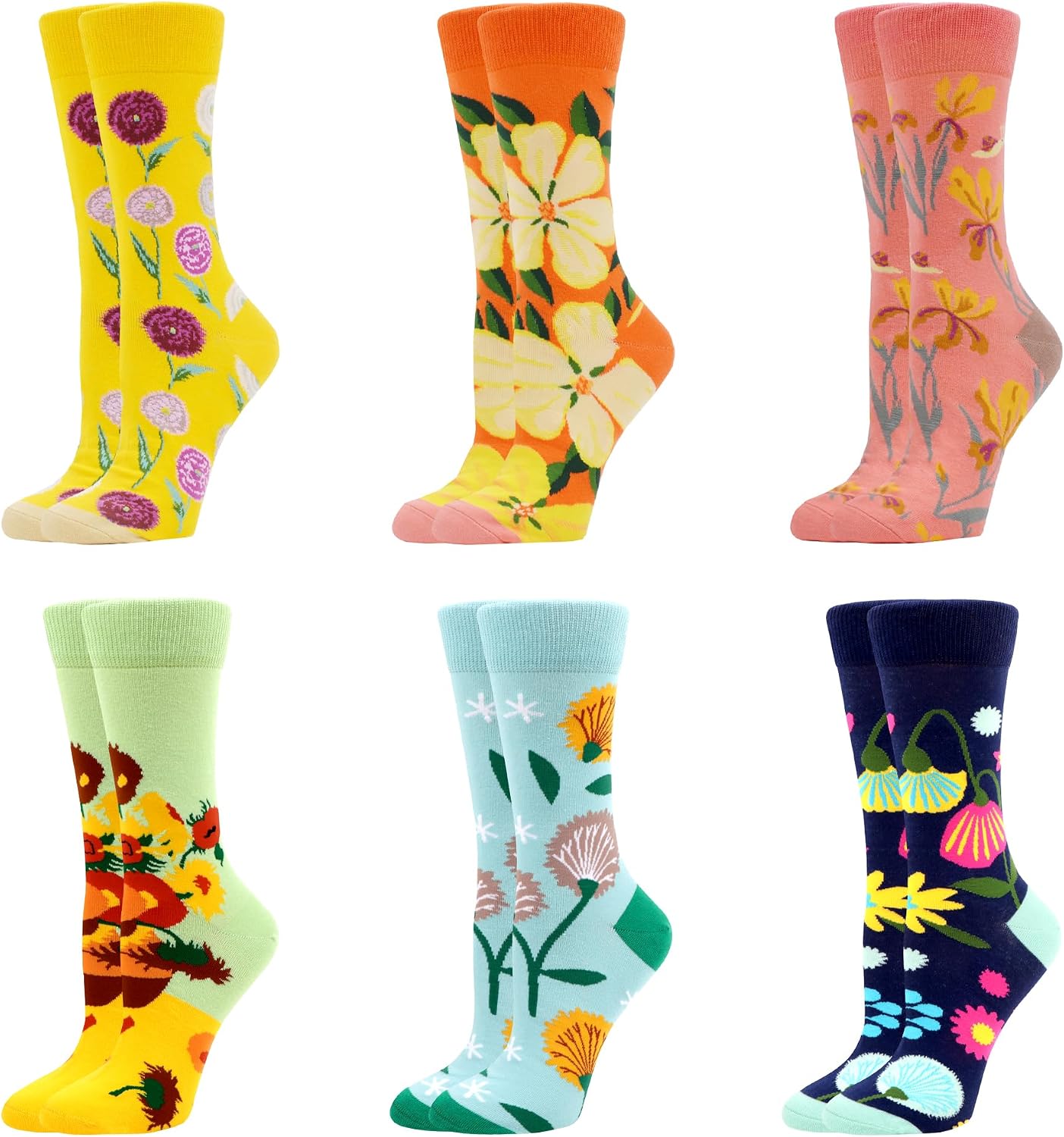 Frutta Fresca 1 Paio Di Calzini Divertenti Unisex, Cotone Pettinato, Con Stampa Di Animali O Frutta, Comodi E Traspiranti Calzini Unisex Cotone Pettinato