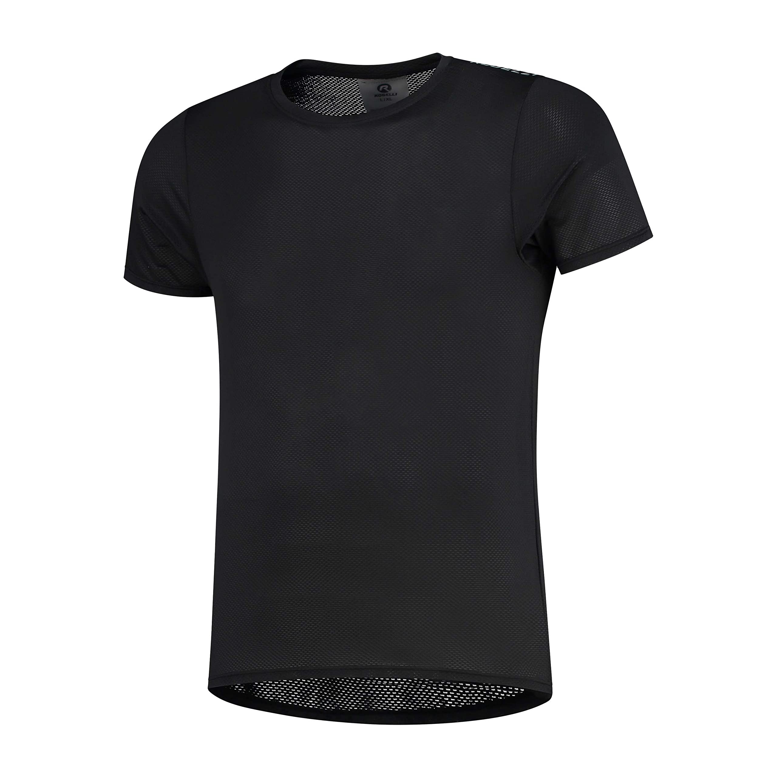 Rogelli Underwear T-Shirt Ss Kite, unisex_adult, Underwear Tee, 070.015, Black, S/M