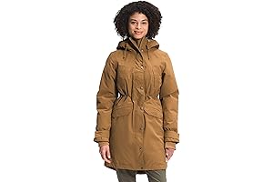 Women's Brown North Face Puffer Jacket: Stay Warm in Style