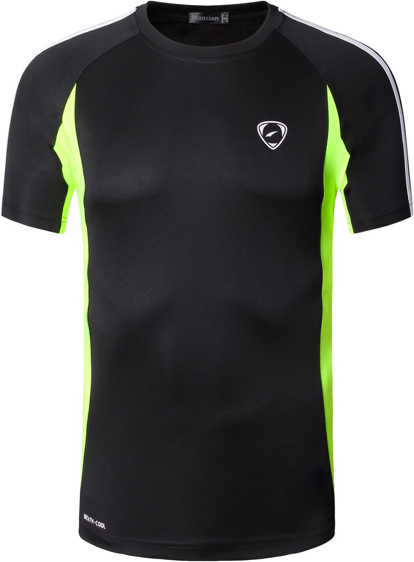 jeansianLSL020 Men's Sports T-Shirt Tops Function Short Sleeve Running