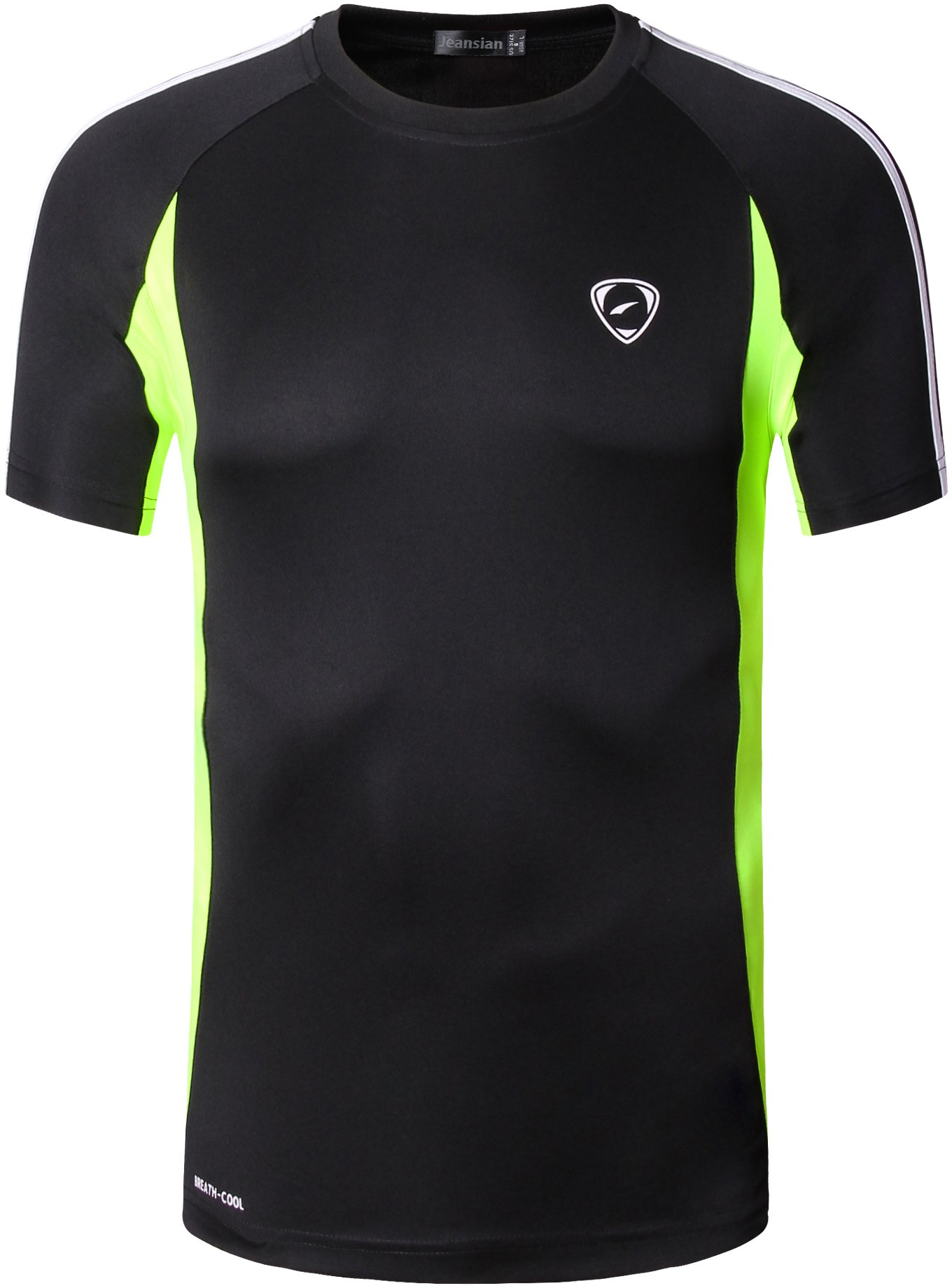 jeansianLSL020 Men's Sports T-Shirt Tops Function Short Sleeve Running