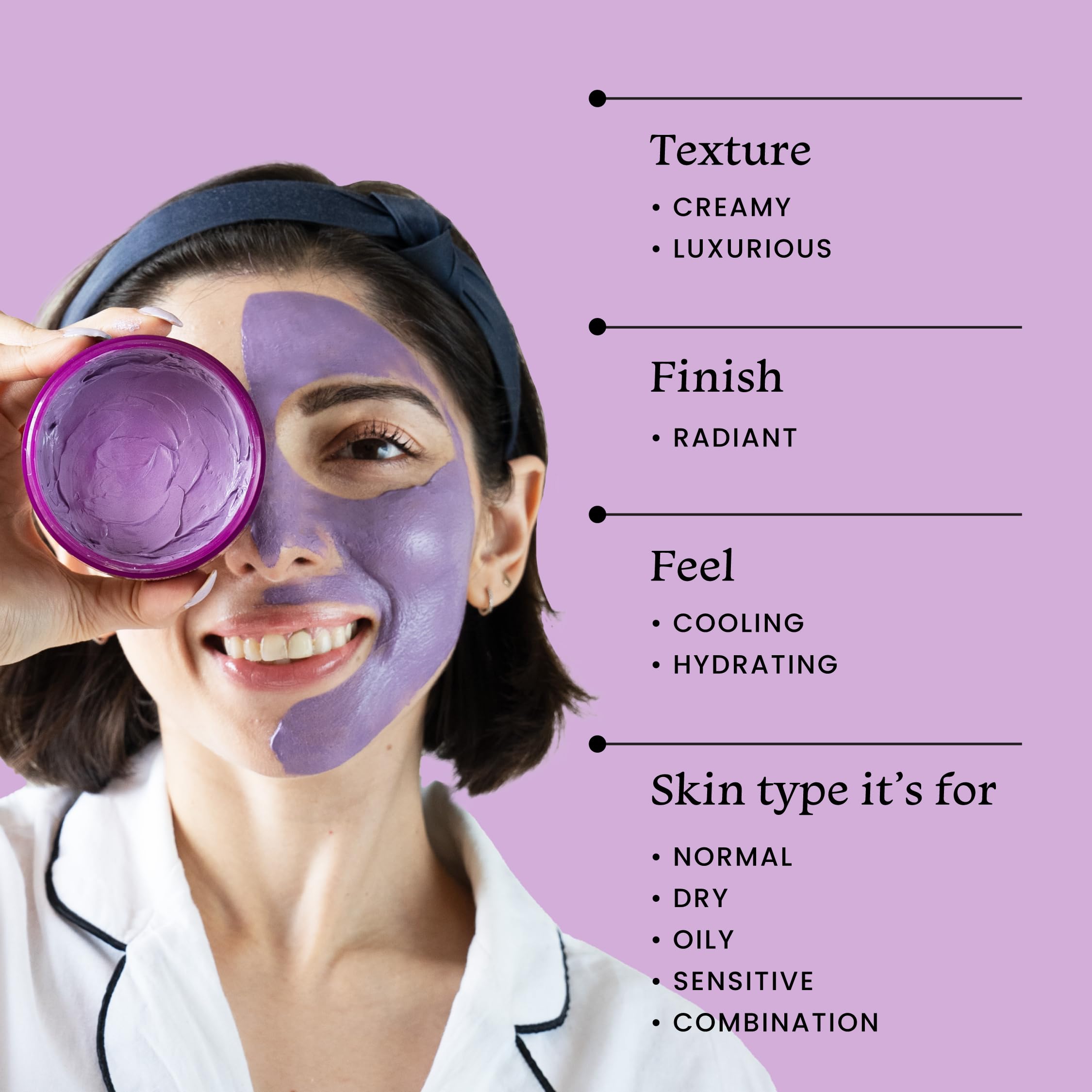 Foxtale- (Pack of 2) De-Tan Face Mask for Glowing Skin| Clay Mask with Lactic Acid for Tan Removal, Reduction in Blackheads| New-Age Ubtan Face Pack for All Skin Types | Men & Women- 75g - Image 4 thumbnail