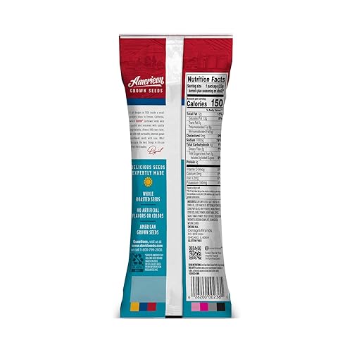 Miniatura 4 de DAVID - Semillas de girasol tostadas y saladas, 1.625 onzas, paquete de 12