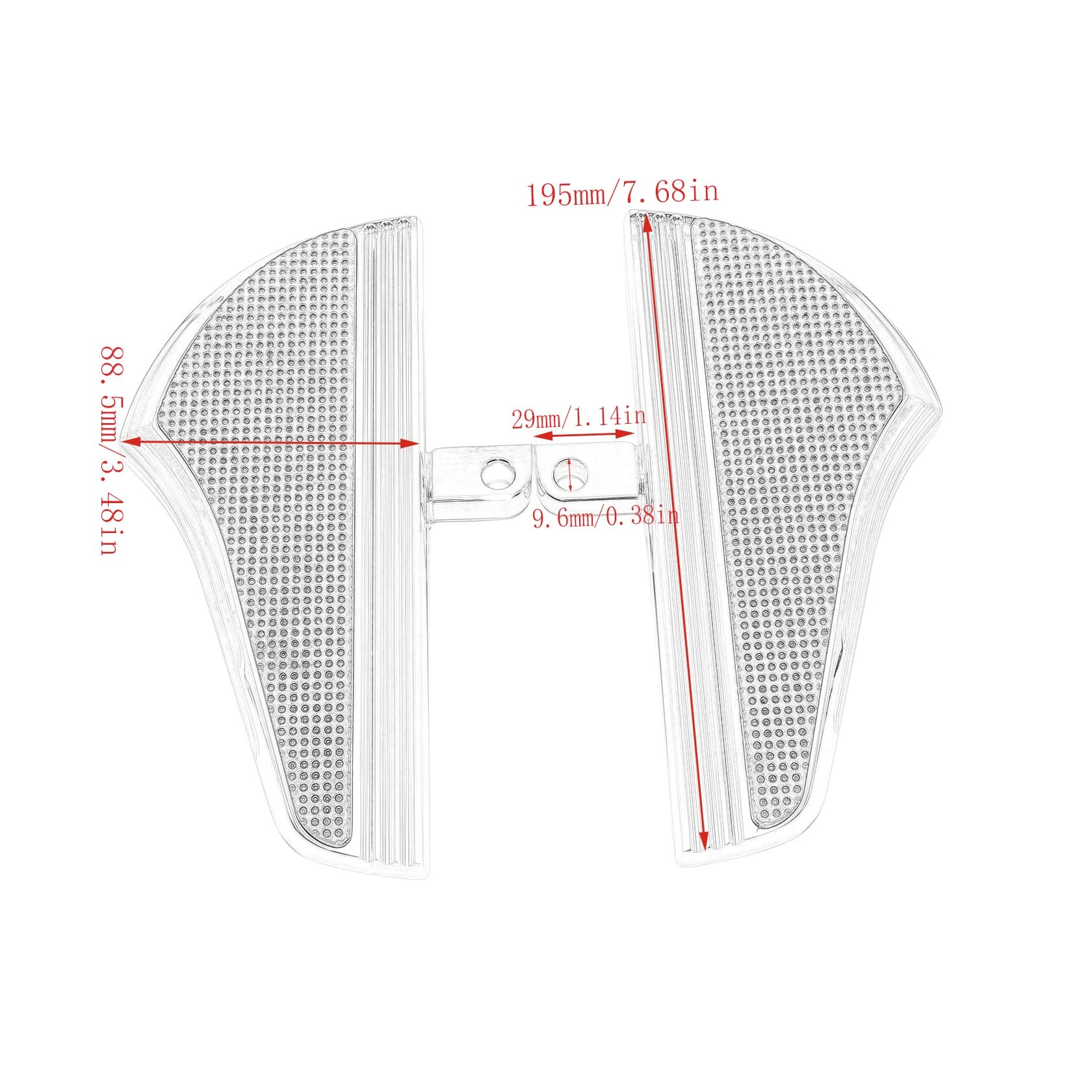 Estribo De Goma CNC para Motocicleta, Estriberas Montaje Macho para Pasajero, para Harley Sportster XL Touring Road Glide Softail Dyna