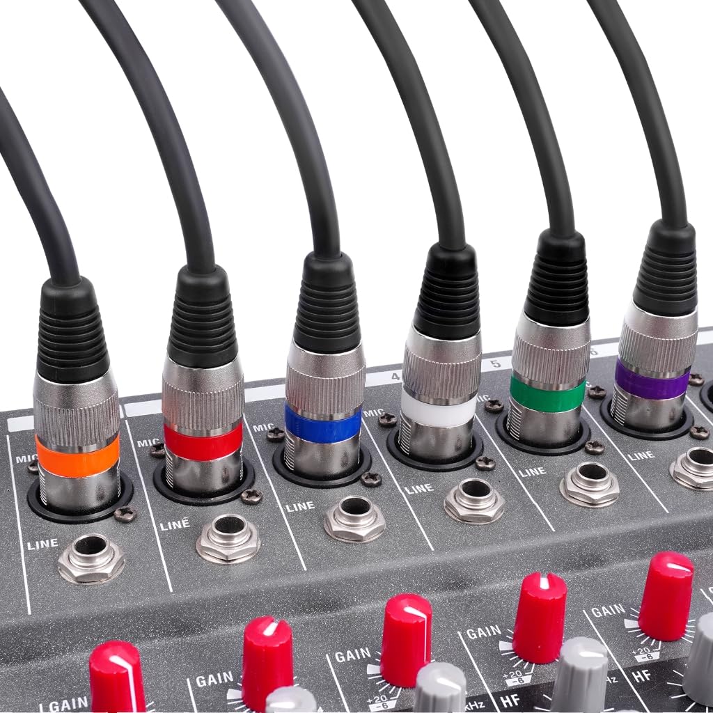 10 szt. 3-pinowy kabel mikrofonowy męski na żeński 3-pinowy kabel głośnikowy 3-pinowy