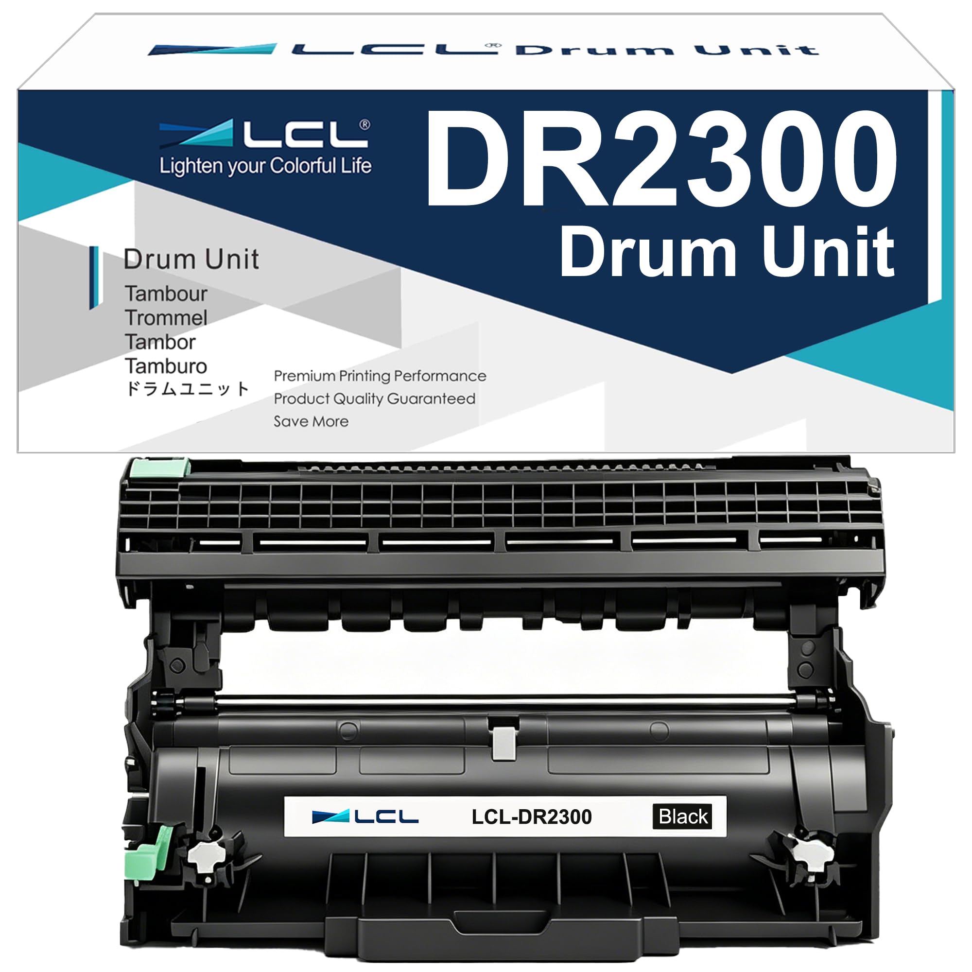 LCL DR2300 Unidad de Tambor Reemplazo para Brother DR2300 DR-2300 para HL-L2300D HL-L2365DW HL-L2340DW HL-L2320D HL-L2360DW HL2380DW HL-L2360DN HL-L2300DR HL-L2340DWR HL-L2360DNR (1-Pack)