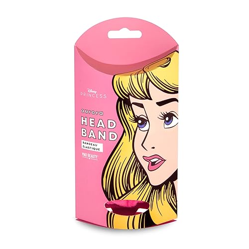 Miniatura 2 de MAD Beauty Disney Princess Aurora Headband | Cruelty-Free Cosmetics |Use While Doing Make-Up, Applying Creams, Face Masks | Skincare Gifts for