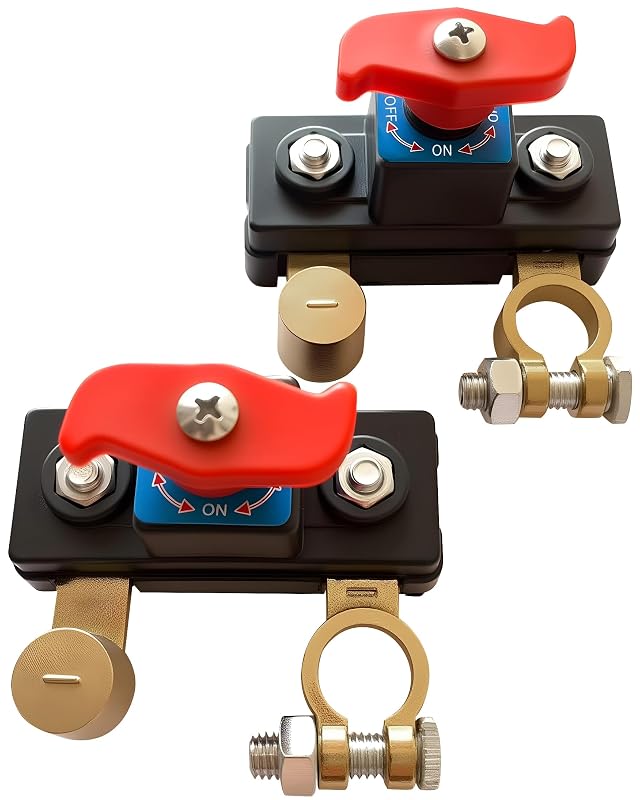 Chave geral desconectadora de bateria Artintek para borne superior – 2 unidades