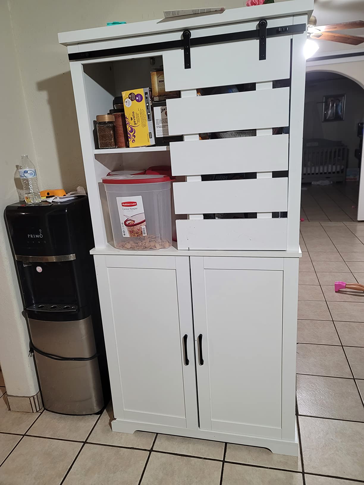 33/mo Finance HOSTACK Tall Farmhouse Storage Sliding Barn