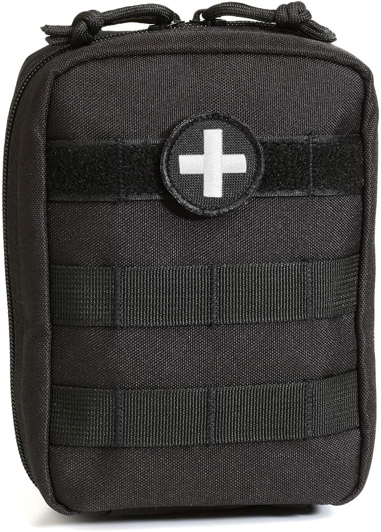 Orca Tactical First Aid Molle Pouch - Heavy Duty IFAK Pouch - Empty Medical Pouch Ideal for Military Use EMTs Law Enforcement Camping and Hiking - Med Pouch for Optimal Organization