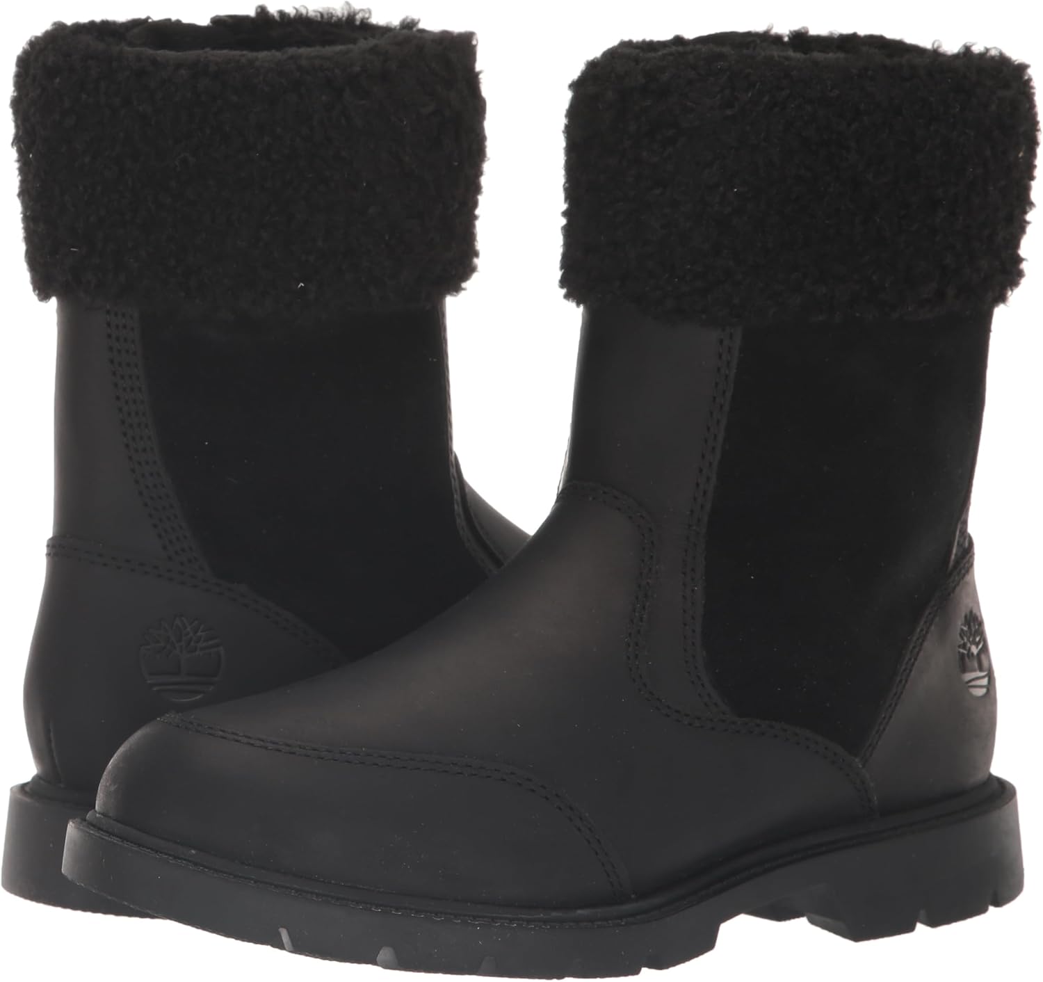 Timberland womens Linden Woods Waterproof Fleece Fold-down