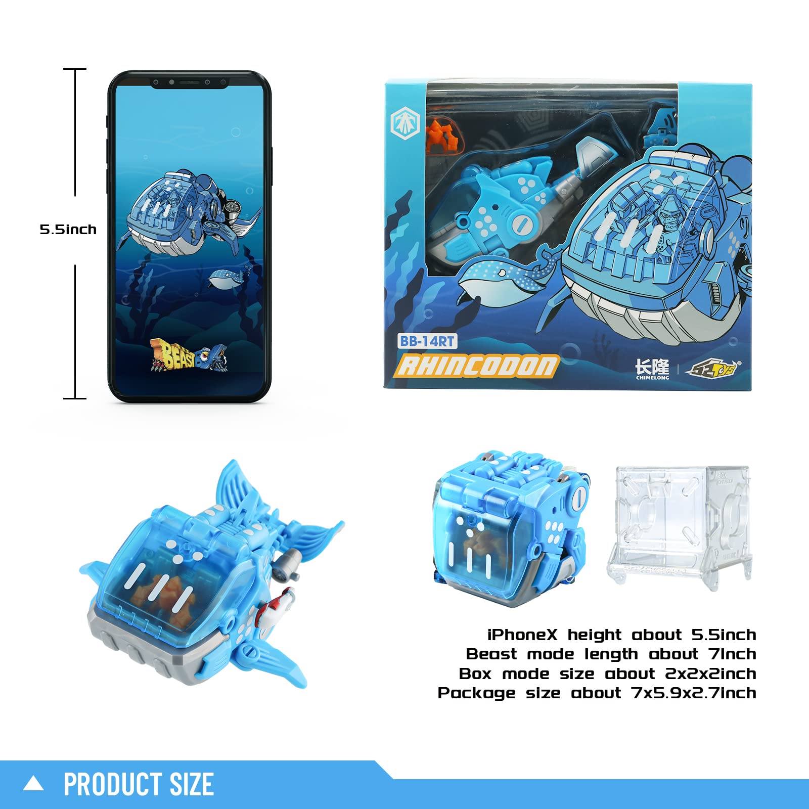 52TOYS Beastbox RHINCODON Walhai – Transformers-Spielzeug, Actionfigur, Für Sammler Ab 15 Jahren