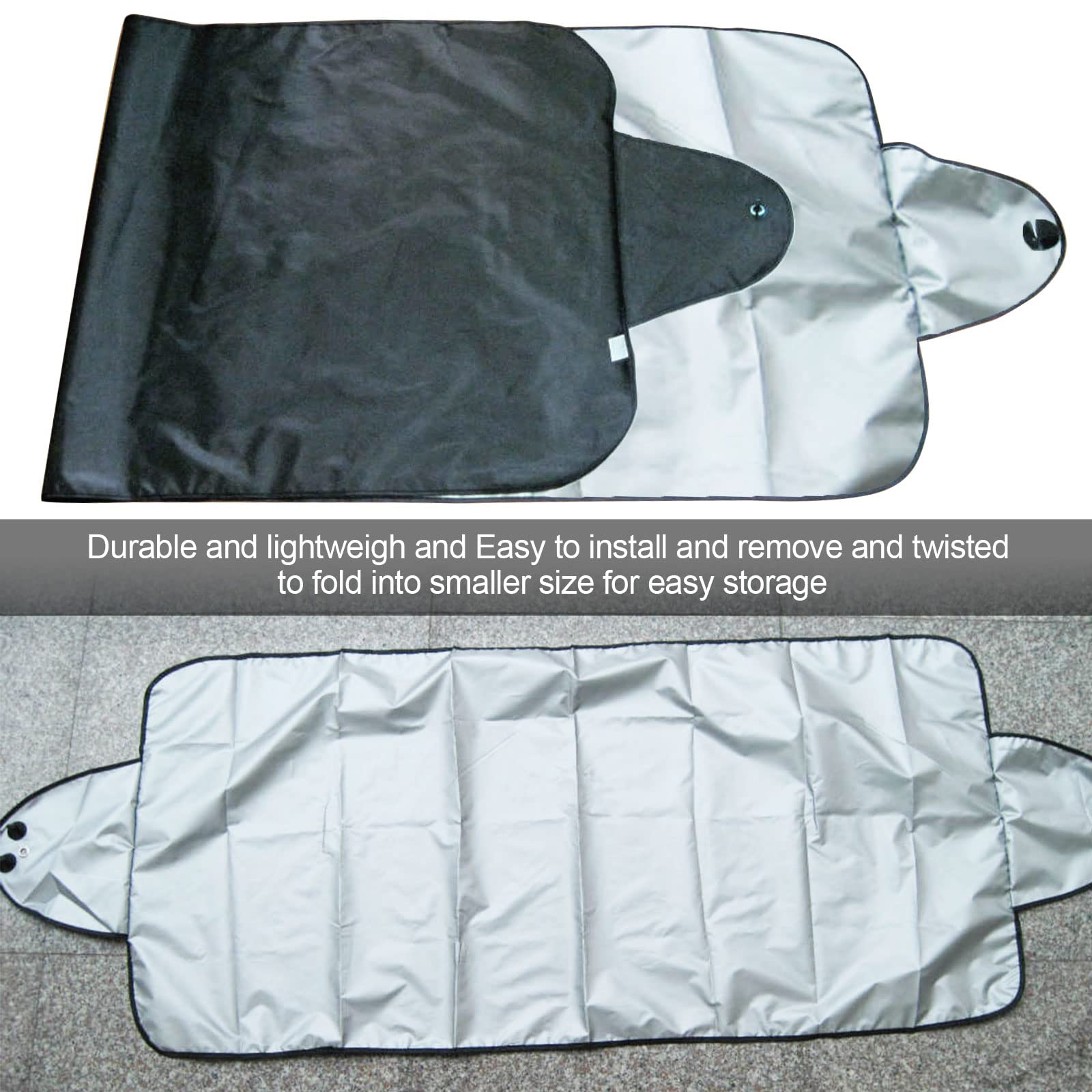 Telo Copri Parabrezza Auto Invernale Ed Estivo 148x240 Cm: Addio Ghiaccio E Caldo In Auto!