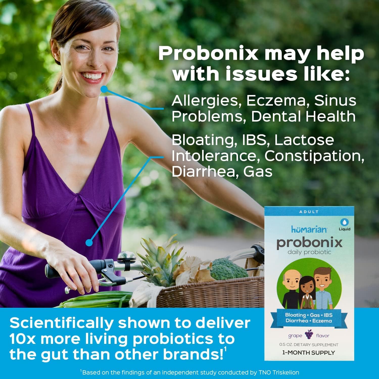 Probonix 12-Strain Liquid Probiotic Drops for Adults, 30-Day Supply — Amazon image 2