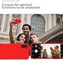 YATWIN Silicone Case for Samsung Galaxy A07 4G, Soft-Touch, Shockproof, DustProof, Antiskid Phone Cover for Samsung Galaxy A07 4G - Red gallery image