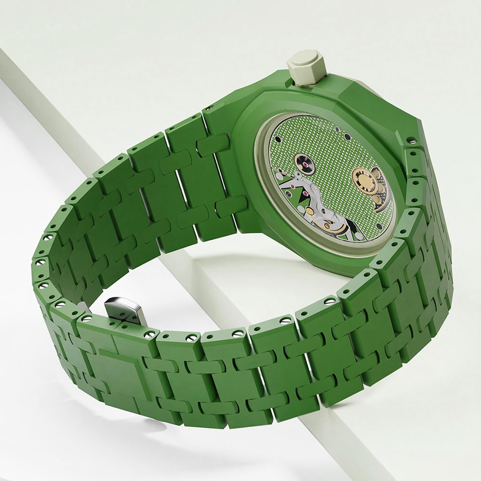 Bande en céramique pour Swatch Royal Pop, transformez votre montre de poche en montre-bracelet, kit complet de protection en biocéramique pour boîtier de montre, bracelet de remplacement pour montre