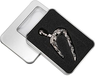 Guitar Capo, Adjustable Tightness Skull Guitar Capo Guitar Clamp Guitar Kapo Guitar Tuning Clamp Folk for Folk Acoustic Guitar Ukulele(Black)