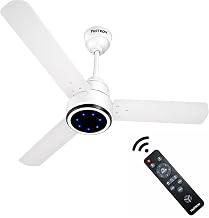 FASTRON AeroBreeze Nytro BLDC Ceiling Fan 1200mm with Remote | 28W Energy Saving | Silent High Speed Airflow | Boost, Time...