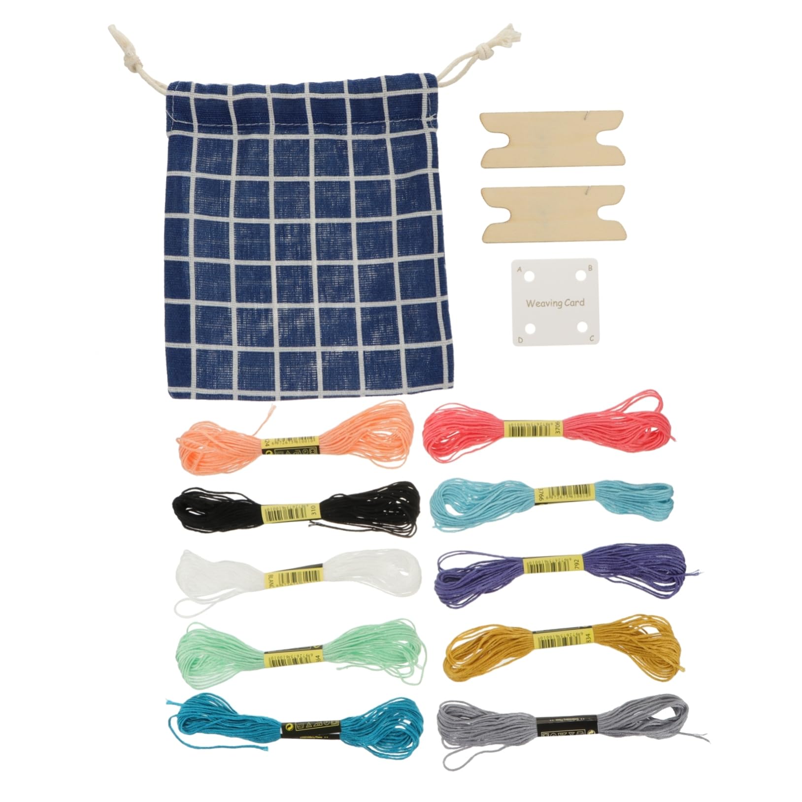 HOMSFOU 2 Set Carte da Intrecciare Carta con Kit Strumenti per Intrecciare Corda Include Carte per Fai da Te Creativo