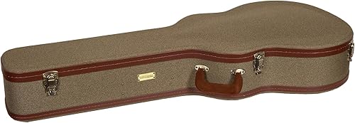 Miniatura 21 de Crossrock Estuche rígido de madera para guitarras eléctricas Les Paul con correas de hombro extraíbles-Tweed (CRW700LTW)