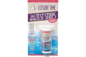 Leisure Time 45010A Calcium Hardness Test Strips for Spas and Hot Tubs