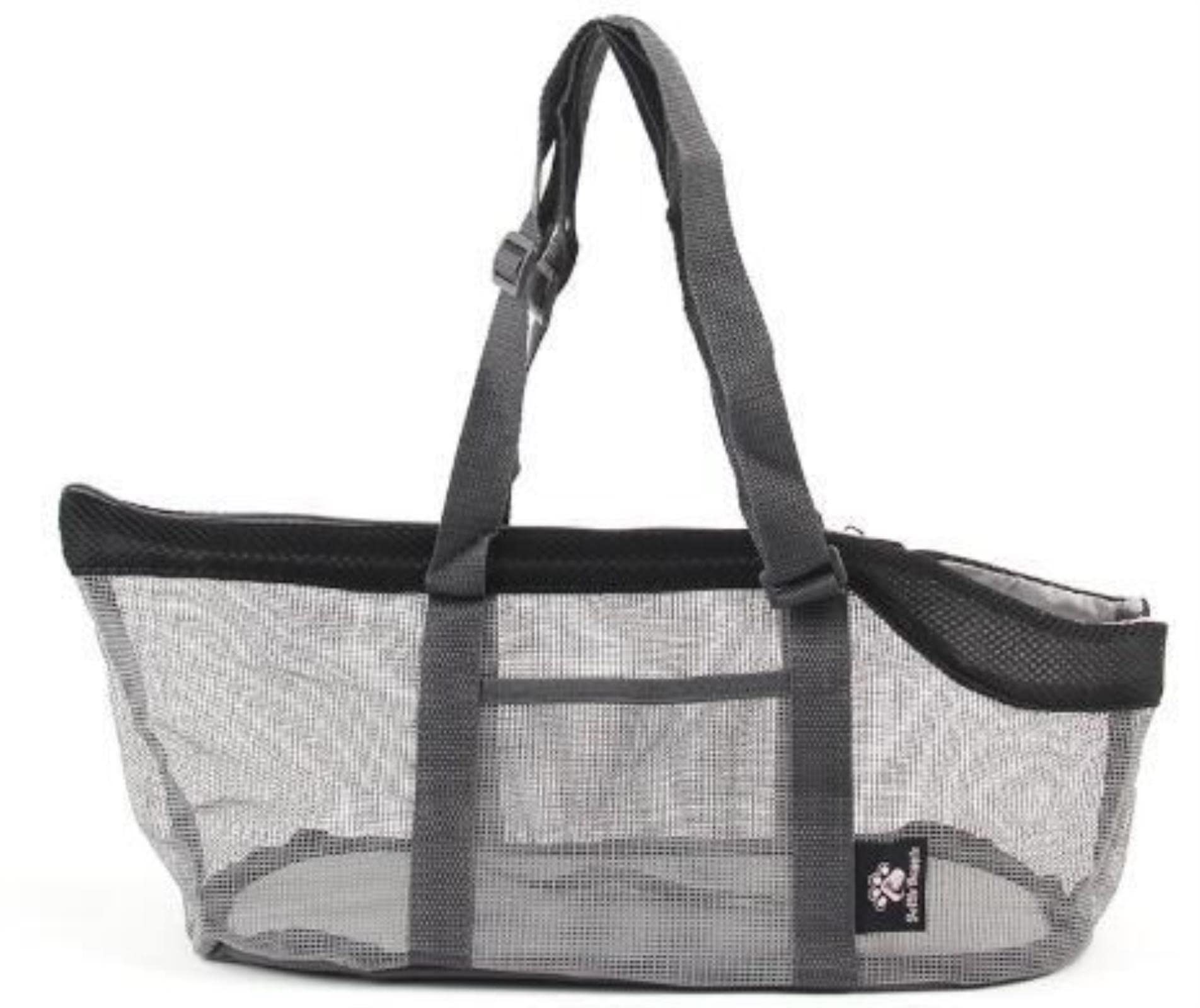 BICHONG Summer Pet Dog Cat Carriers Portable Bag Foldable Handbag With Safety Zippers Handbag Puppy Outdoor Carrying Backpack