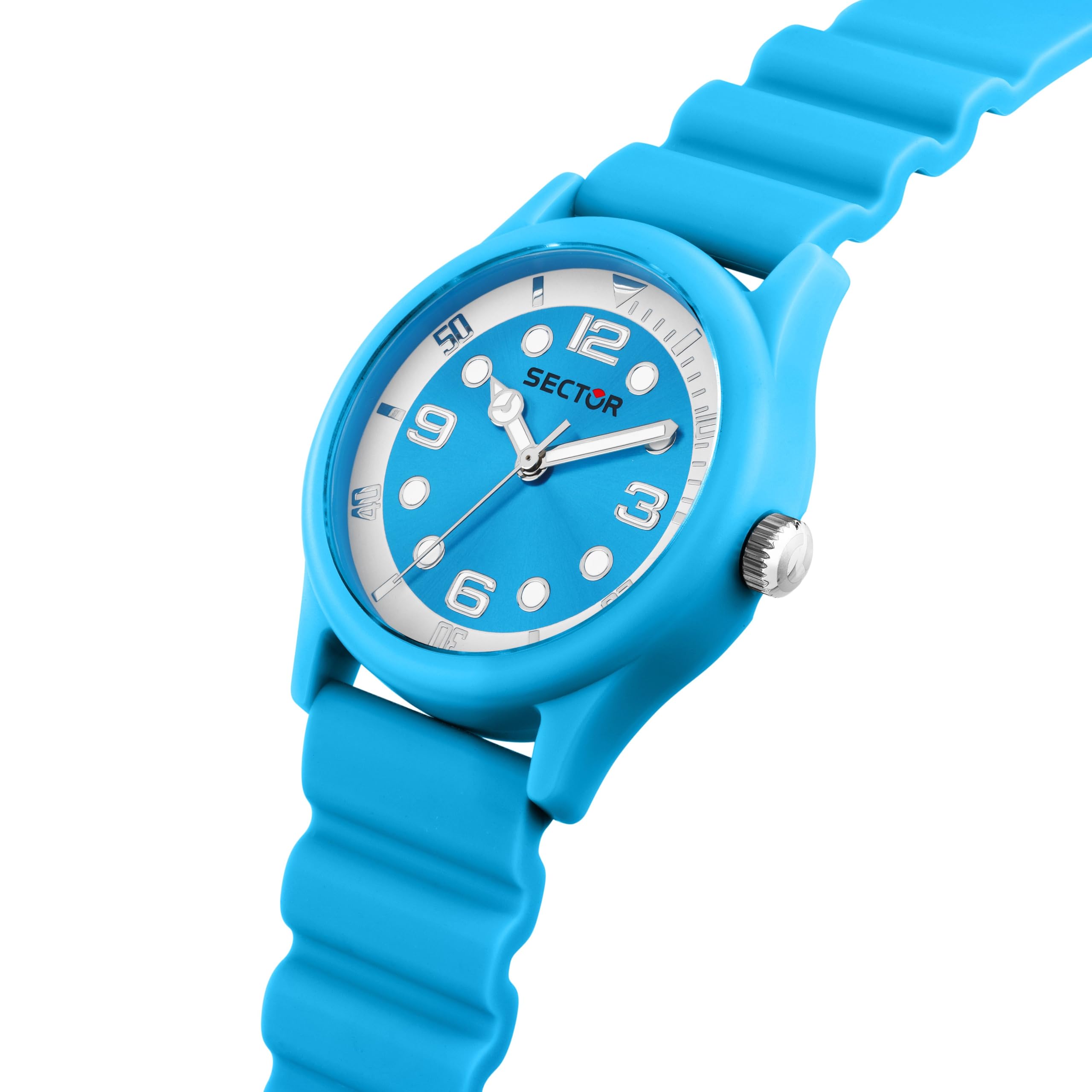 Sector No Limits Orologio Uomo, Solo tempo, Analogico, 41 mm, Collezione H2O, Silicone | Acciaio, Materiale Sintetico, Cassa 41mm, Forma Rotonda