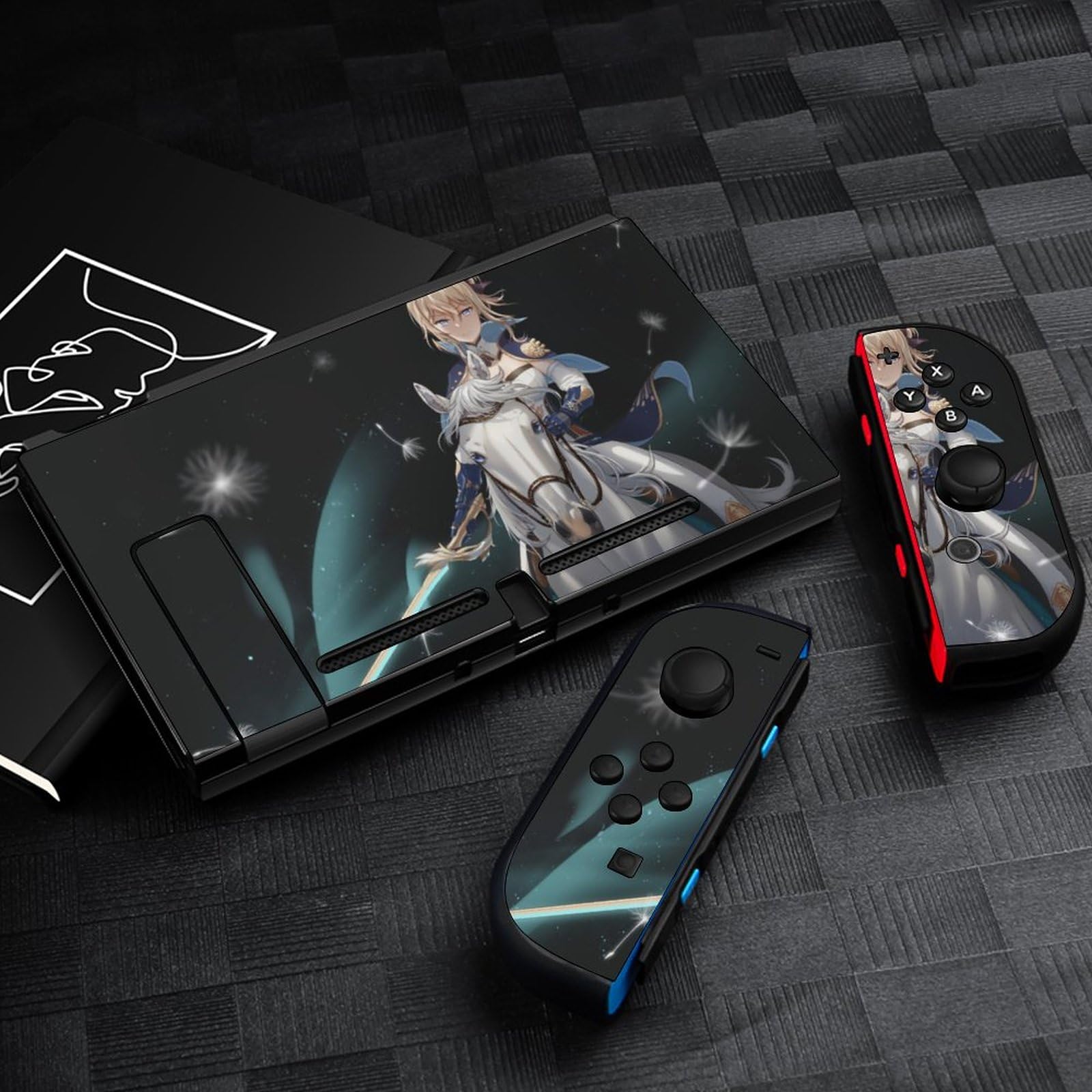 Amazon.co.jp: Switch/Switch Lite スキンシール アニメ 原神 白い馬に