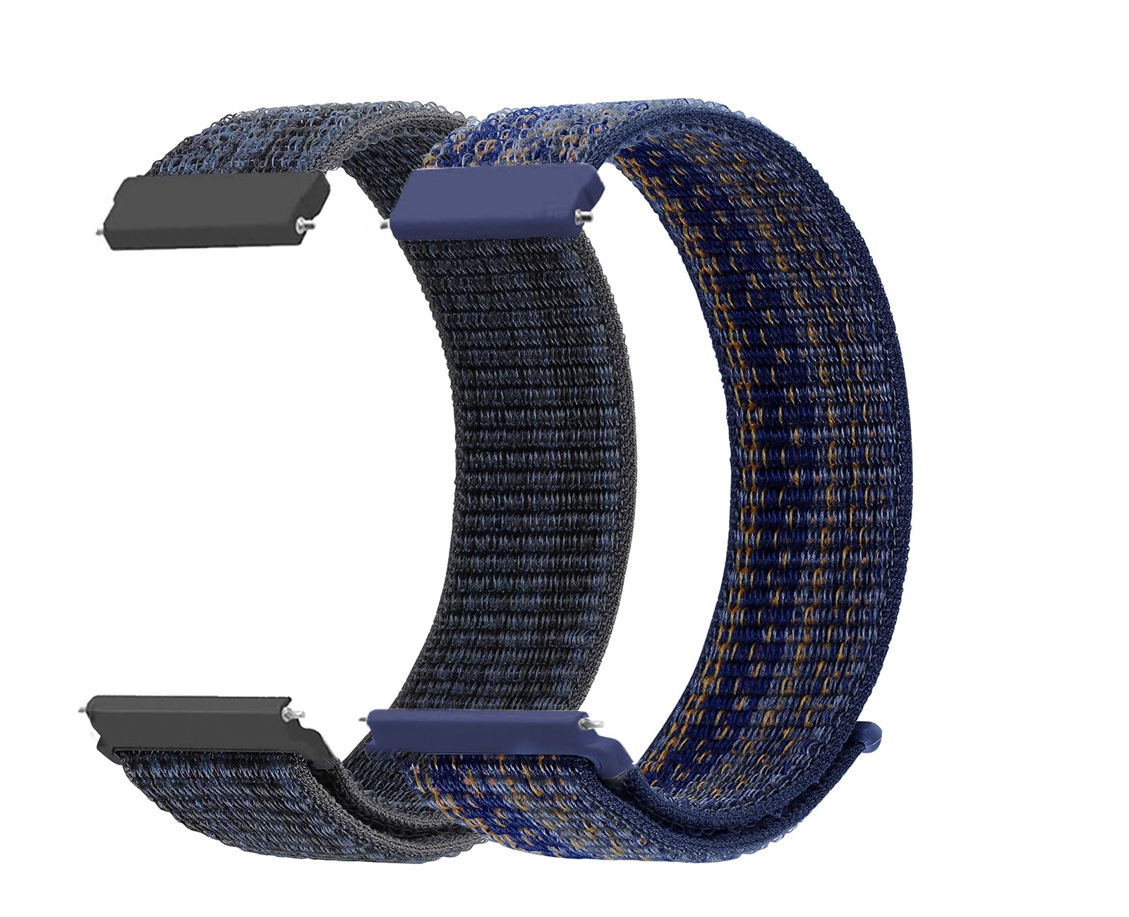 Aoekne Fabric Nylon Uhrenarmbänder 20mm Ersatzarmbänder für Kinder Smartwatch, Schnellverschluss Verstellbare Aatmungsaktive, Smartwatch Armband für Kinder Junge Mädchen