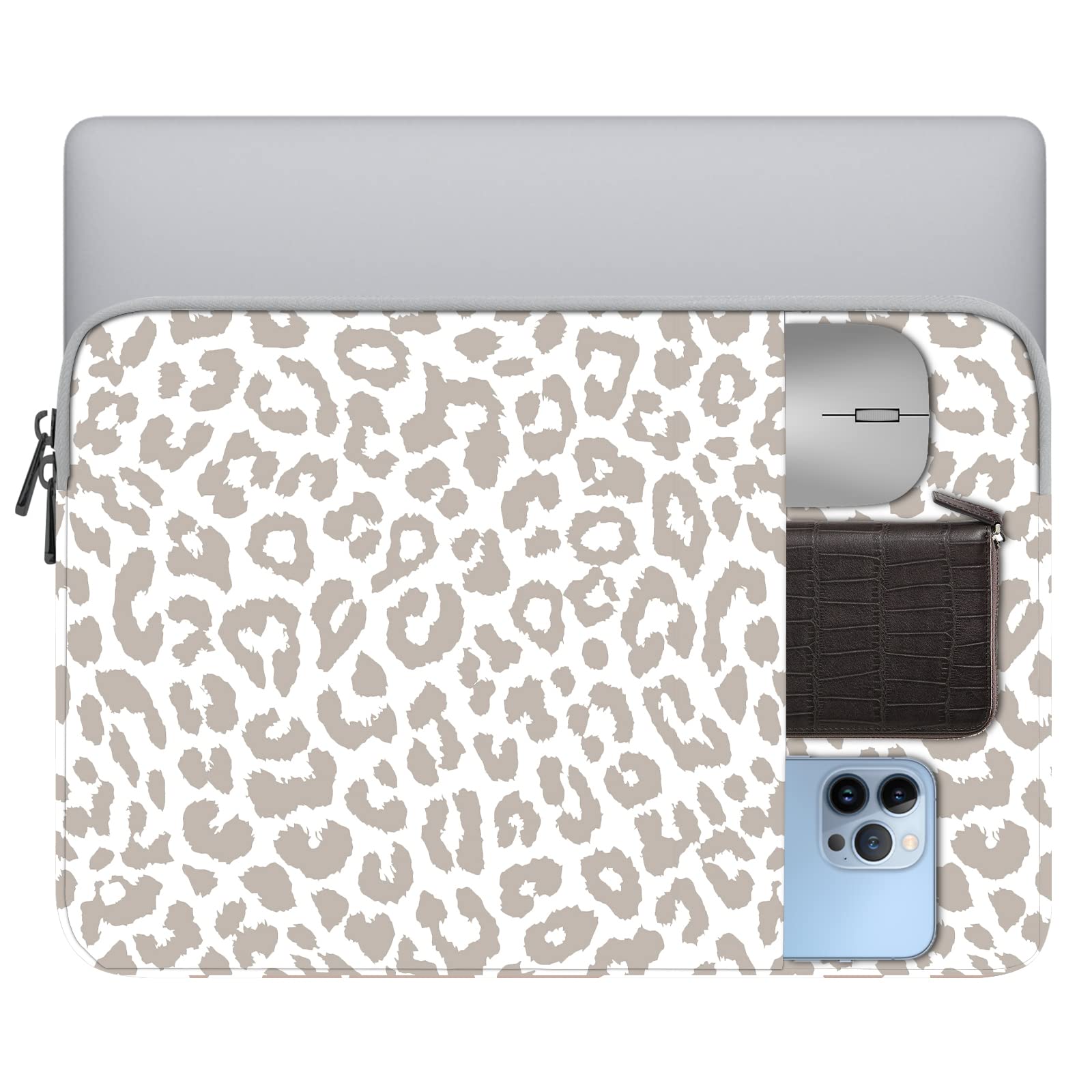 GABraden Laptop Sleeve Bag 13 13.3 13.6 14 inch,with Pocket Water Resistant Durable Computer Bag Compatible with 13 inch MacBook Pro/Air,iPad Pro12.9,