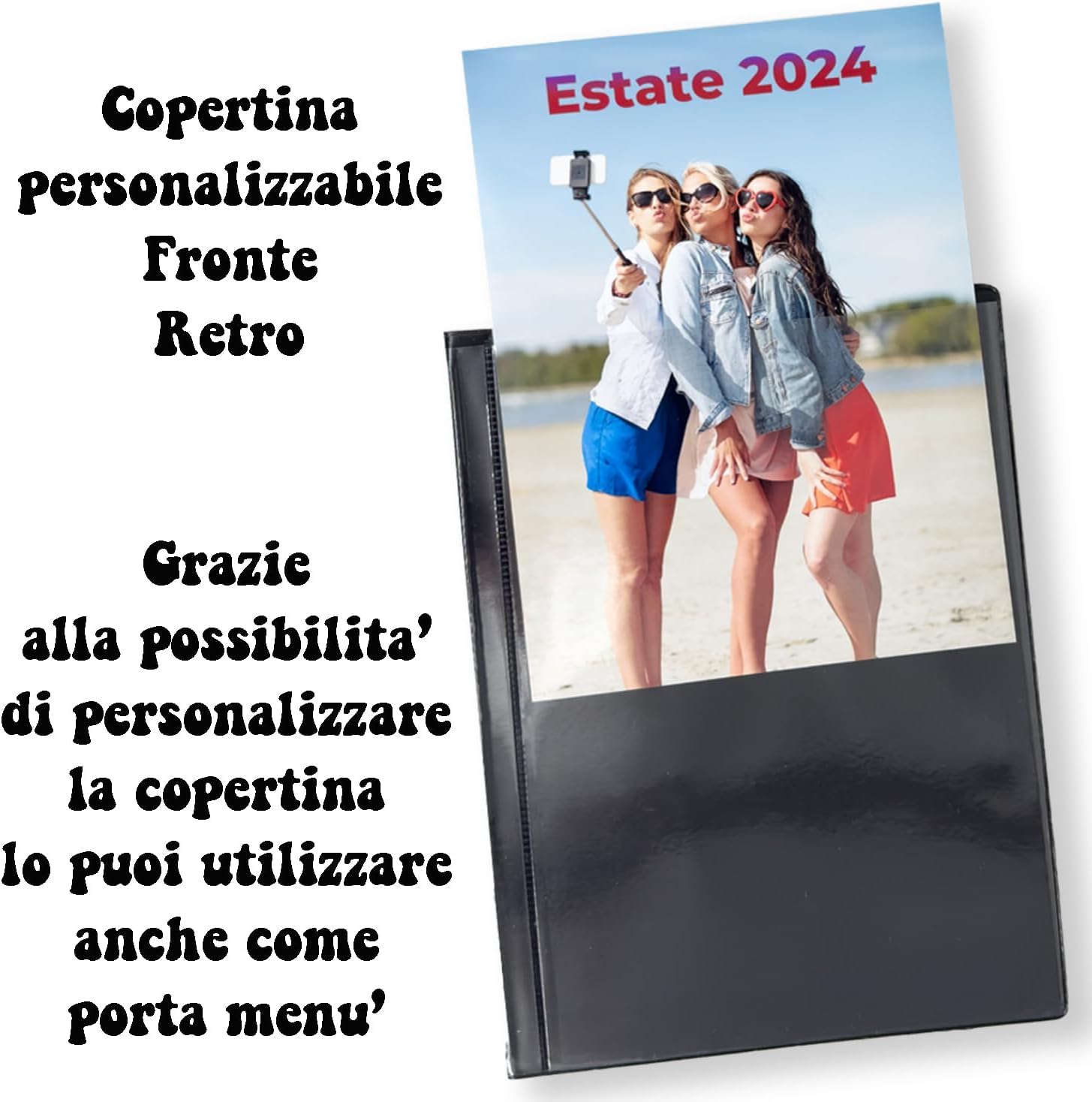 10 Album Fotografici 13x19 13x18 Copertina Morbida Personalizzabile Portafoto 13 x 19 13 x 18 da 18 Bustine Perfetto per Conservare fino a 360 Foto – Ideale per Foto, Menu, Cartoline, Schede, Ricette