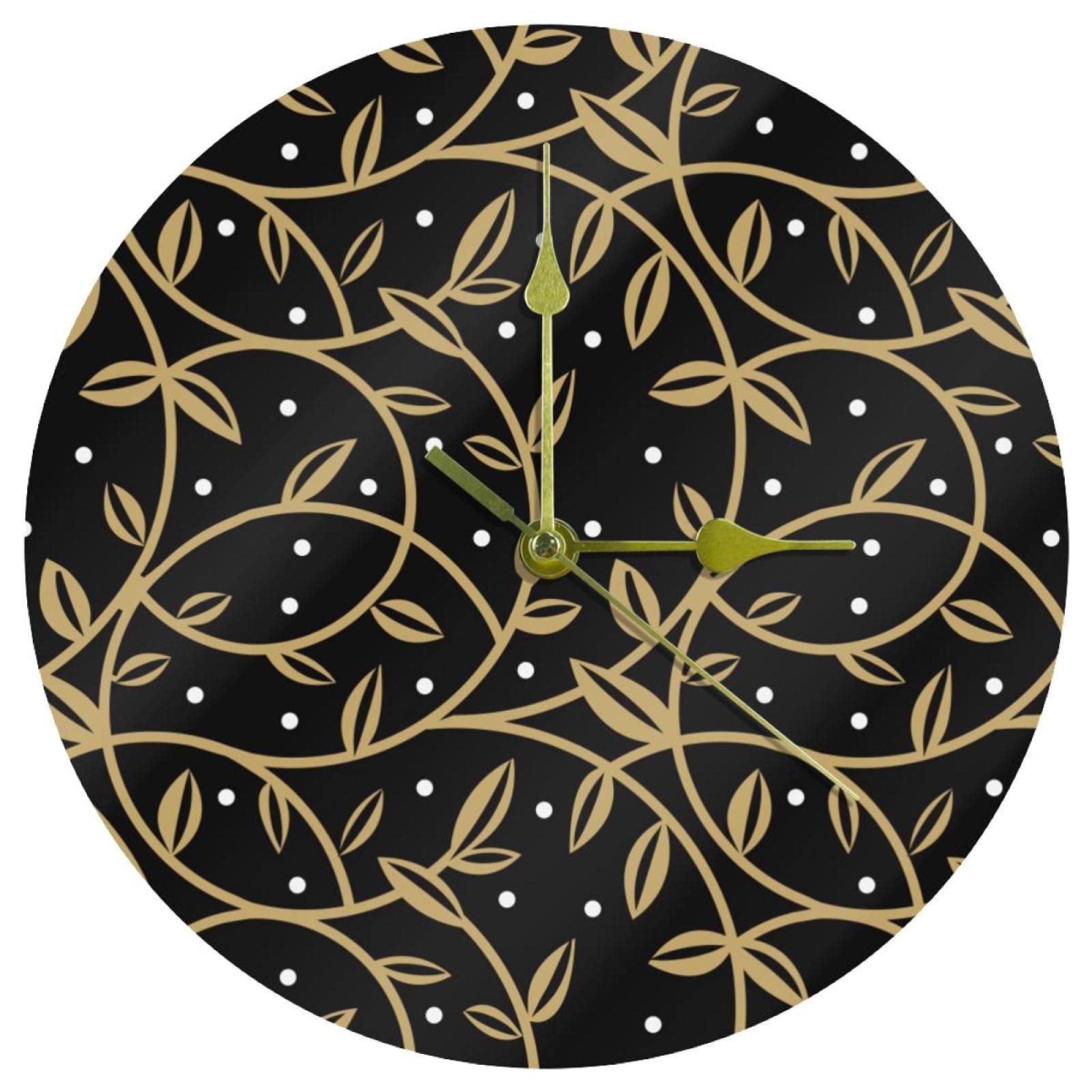 Horloge murale acrylique sans tic-tac 24 cm pour stopper les bruits dans une salle d'école