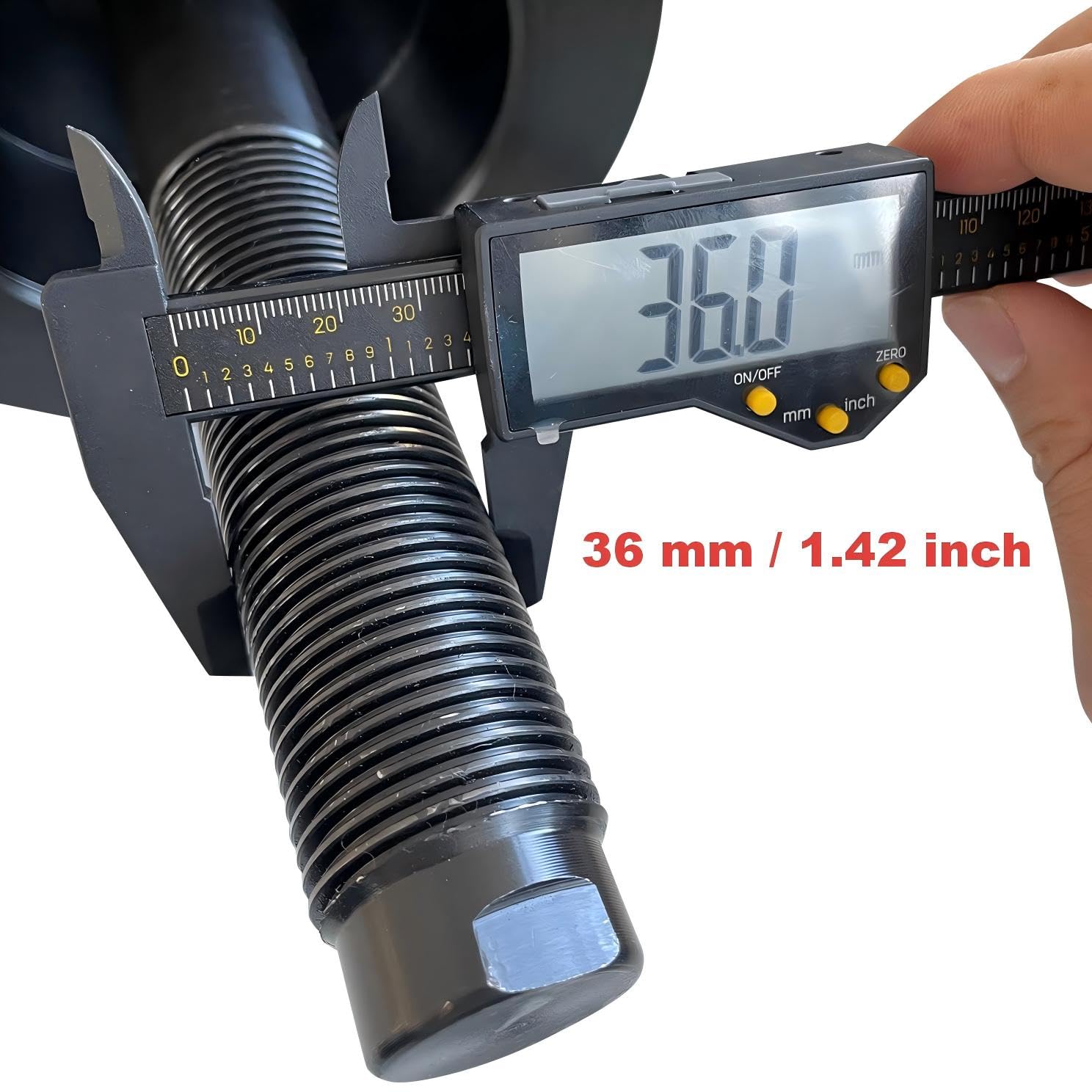 (36 x 3 mm) Jeu d'écrous de moyeu à ailettes Rapides pour équilibreuse de pneus, Outil de dégagement Rapide, diamètre de l'arbre 40 mm, Pas 4 mm, Accessoire pour Atelier de réparation
