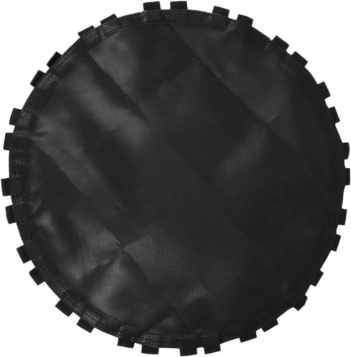 Black Trampoline Replacement Jumping Mat with Hook, Cloth | Garden and Backyard Use, Heavy Duty Reusable Cloth Build, Outdoor Leisure Accessory, Spare Part
