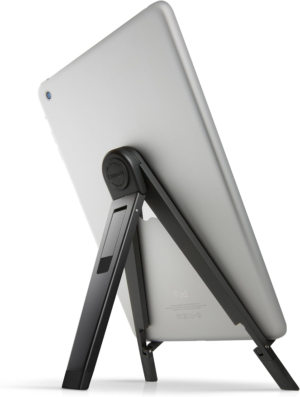 Twelve South Compass 2 for iPad, Black | Mobile Display Stand with Typing Angle for iPad Pro/iPad Air/iPad Mini