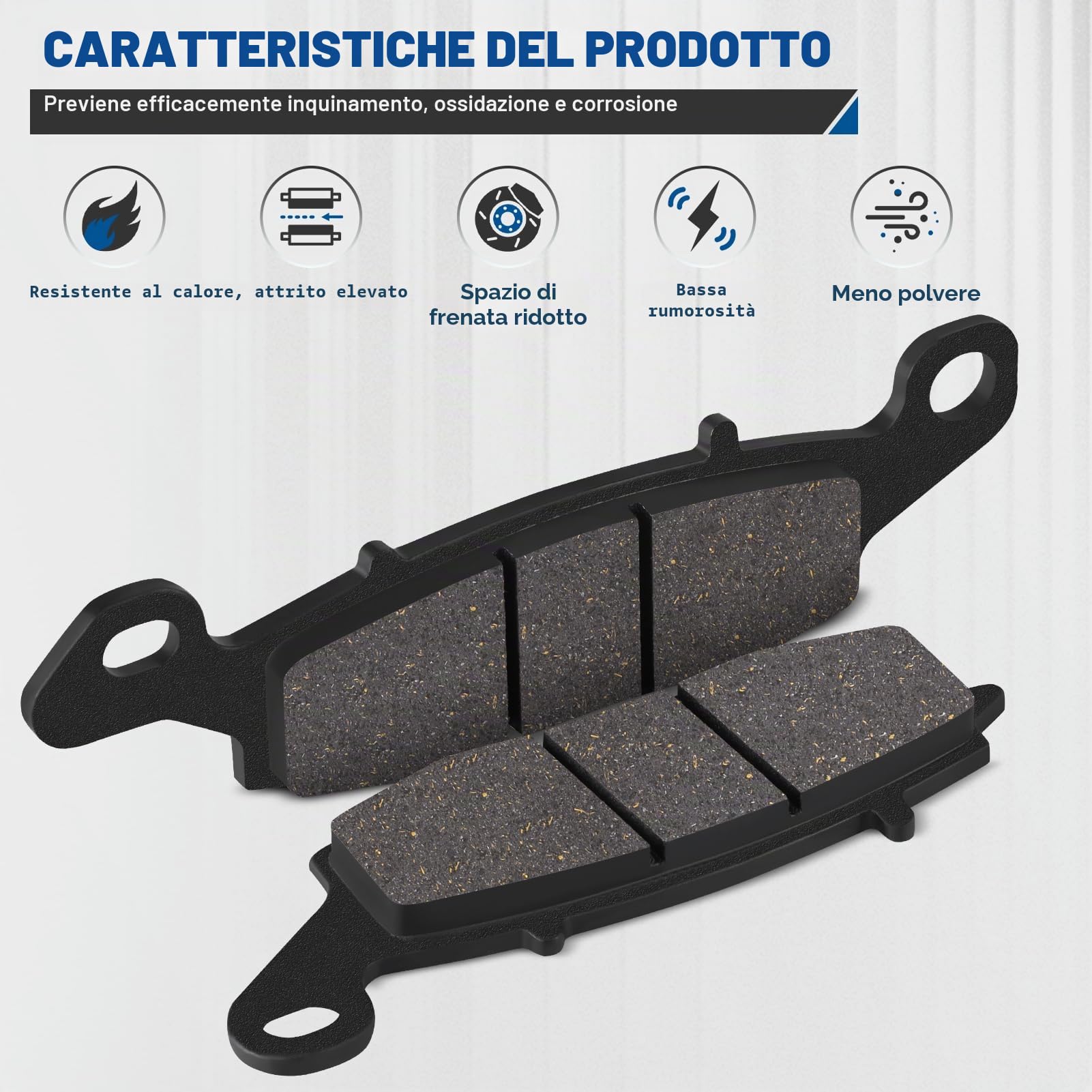 Pastiglie freno anteriori e posteriori per Suzuki 650 DL650 VStrom 2004-2020 DL1000 1000 V-Strom 2002-2010 SV650 SV 650 2003-2015 GSR750 2011-2015