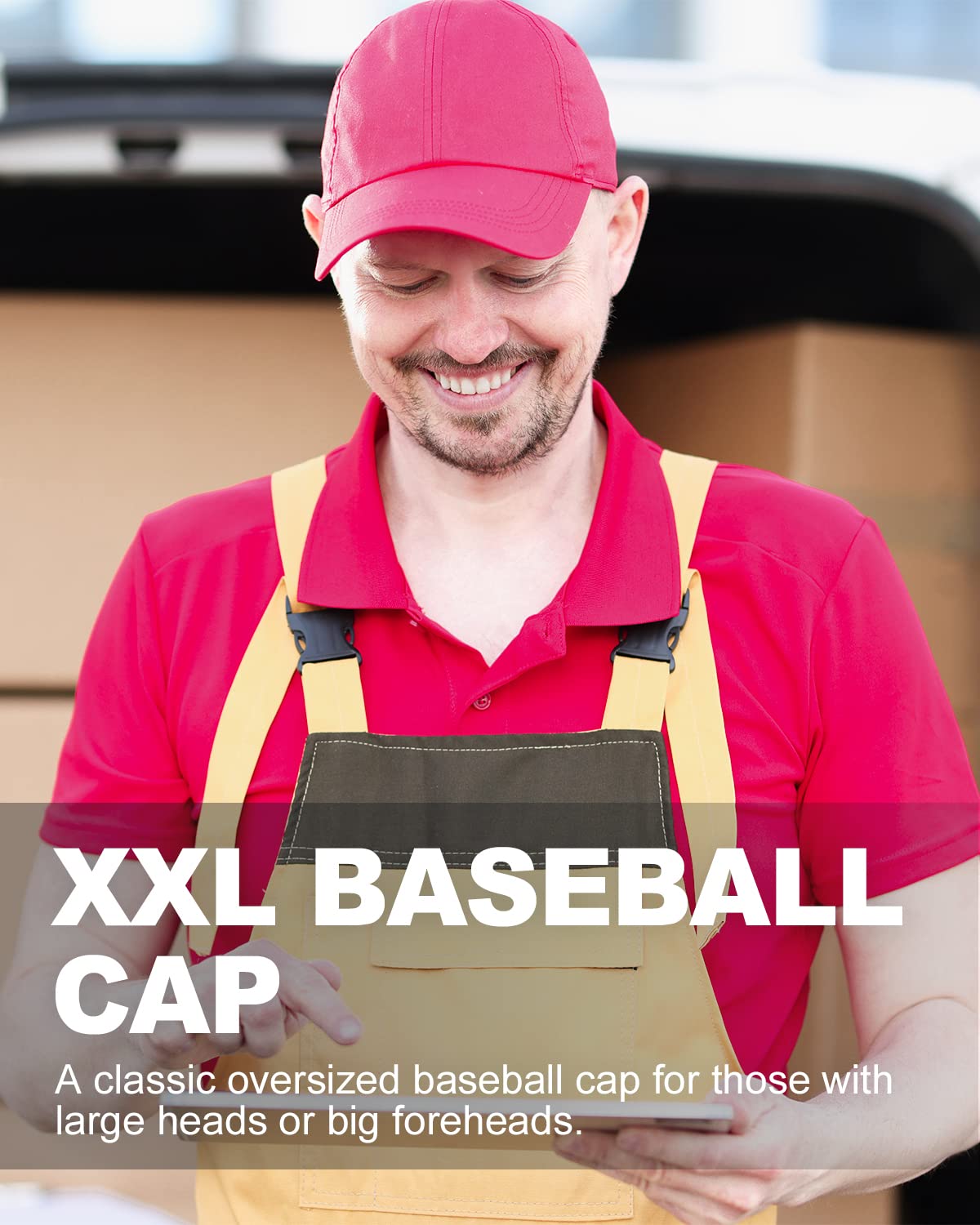 Feng Shui， Czapki baseballowe XL/XXL Duże czapki sportowe do biegania Kapelusze Oversize Czapka taty Klasyczna czapka golfowa do tenisa na duże głowy